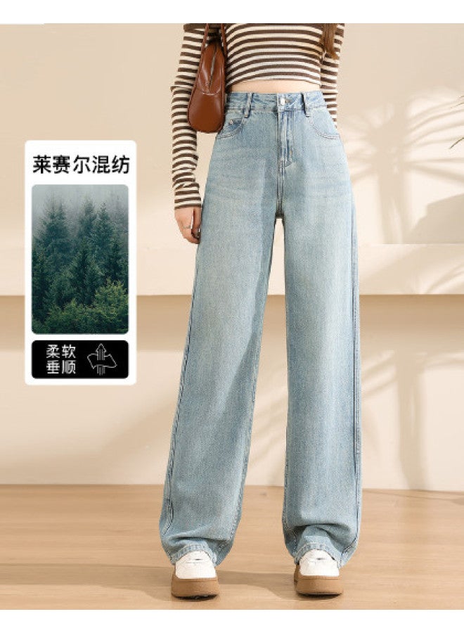 Jeanswest جينز ريترو تريند عالي الخصر بقصة مستقيمة فضفاضة مريحة متعددة الاستخدامات - Image 1