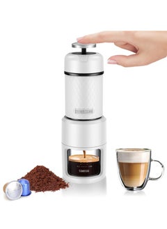 STARESSO Portable Espresso Maker Small Eepresso Cappuccino Coffee Machine,Travel Coffee Maker Small Press Hand Coffee Maker Espresso Machine for Camping, Travel Office Home Sailing  - Image 1