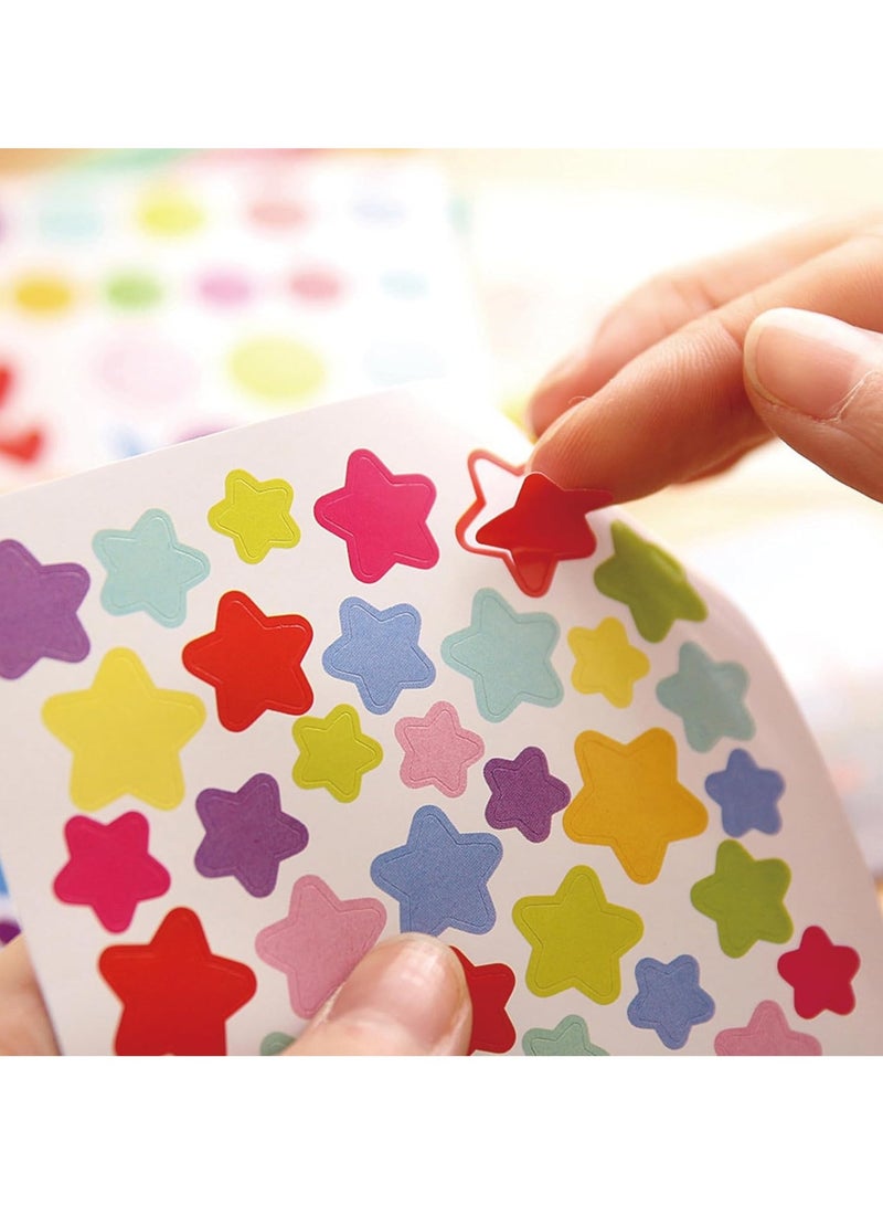 20 Sheets Mini Star Stickers Cute Small Star Stickers for Kids Girl Decal Sticker Cute Decorative Stickers for DIY Crafts Laptop Bottle Colorful Star Stickers - Image 3