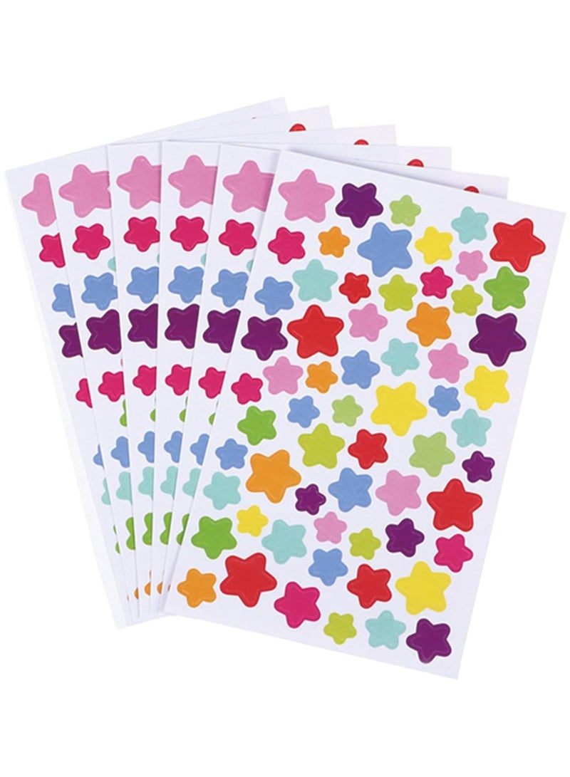 20 Sheets Mini Star Stickers Cute Small Star Stickers for Kids Girl Decal Sticker Cute Decorative Stickers for DIY Crafts Laptop Bottle Colorful Star Stickers - Image 1