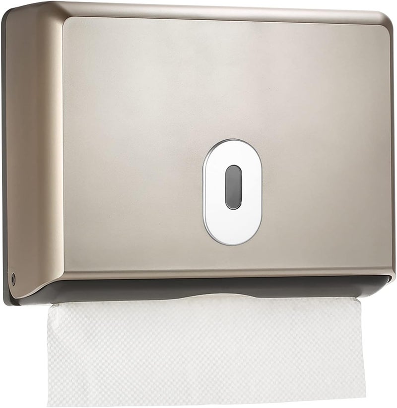 Eacam Wall-mounted Bathroom Tissue Dispenser Tissue Box Holder for Multifold Paper Towels Waterproof Toilet Paper Tissue Dispenser Holder for Hotel Food Service - Image 1