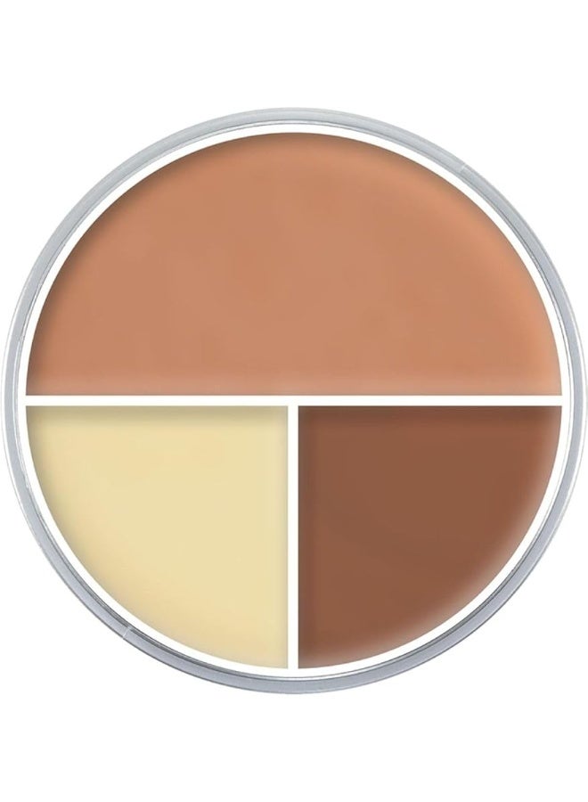 Kryolan Ultra Foundation Trio A | 3-Color Cream Foundation Palette