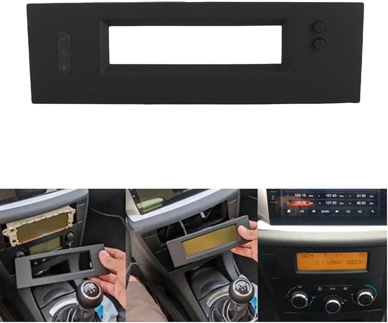 صندوق تخزين سيارة ABS لرينو فلوانس 2009-2013، طقم استبدال الراديو، منظم لوحة القيادة - Image 4