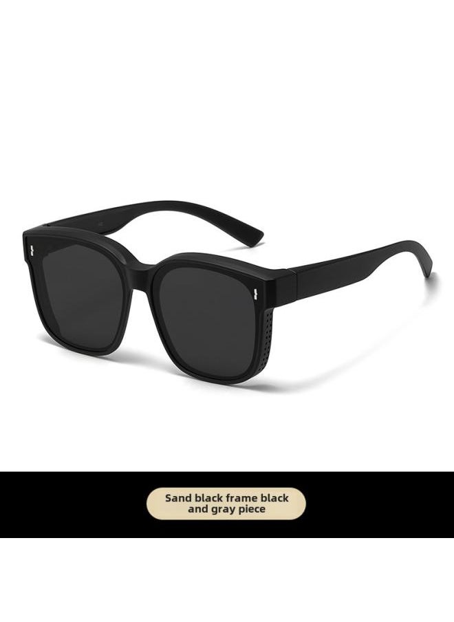 Generic - Glasses Set Myopia Sunglasses Fashionable Clip Polarized Uv-proof Driving Special Ultra-light Myopia Glasses Set Frame Sunglasses For Women - Image 1