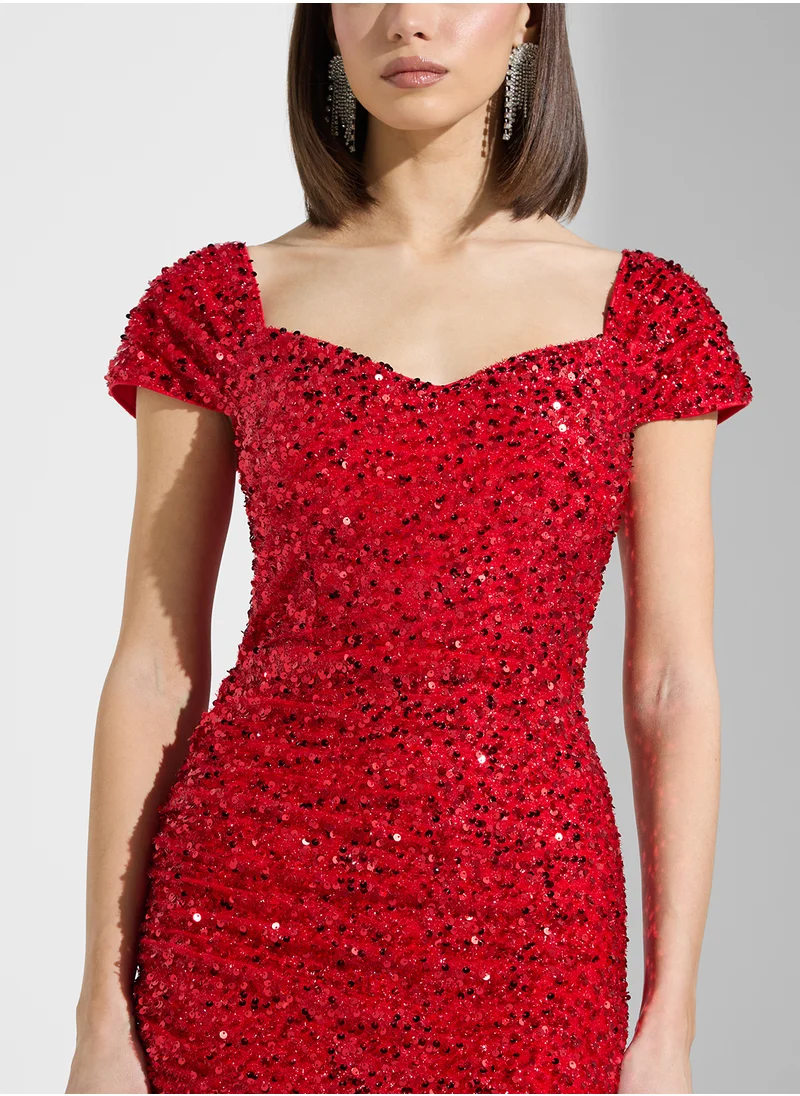 ايلا ليمتد اديشن Shimmer Dress With Slit