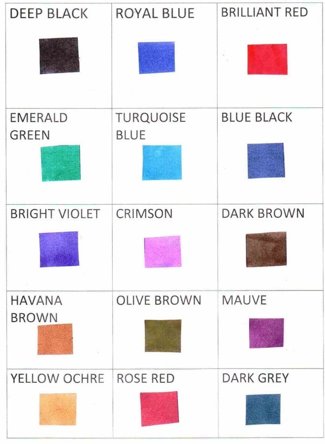 Daytone Fountain Pen Ink Turquoise Blue 500 Ml. Pack of 2 - Image 2