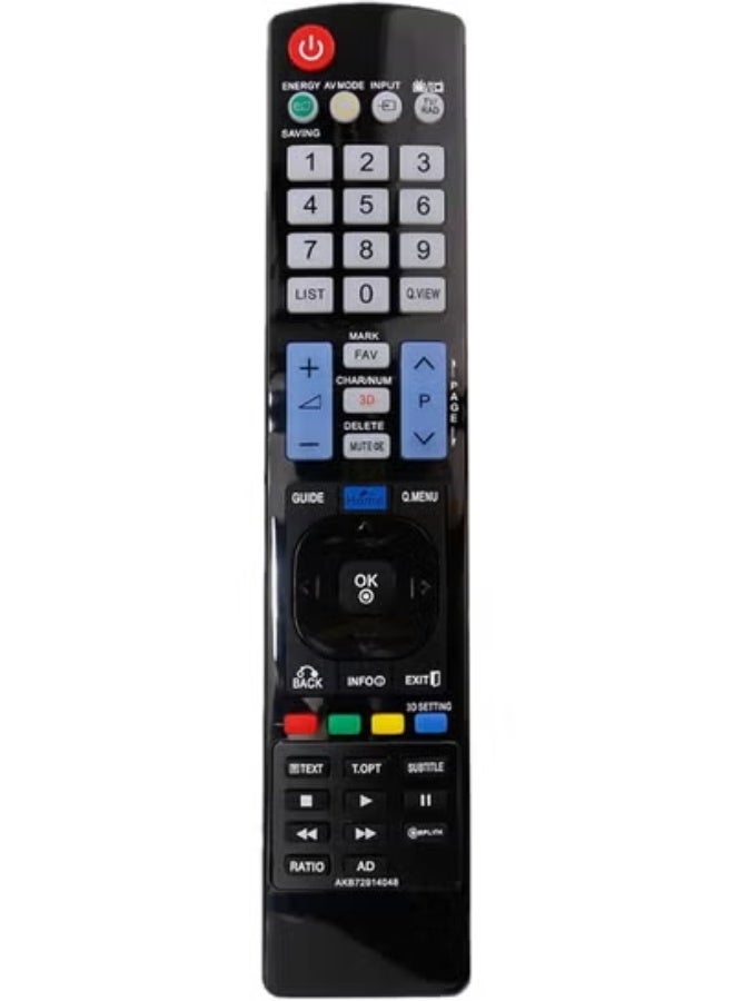 ELTRAZONE New AKB72914048 Replacement Remote Control Compatible with LG 3D Smart LCD LED TVs – Plug & Play Infrared Remote with Intuitive Layout for Easy Navigation – Full Support for Power, Volume, Input, Menu & Smart TV Control Functions - Image 1