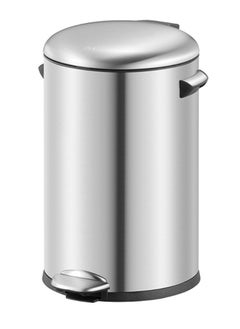 EKO BELLE SERIES Waste Bin | Dust Bin | Garbage Bin | Trash Bin | Pedal Bin | Step on Waste Bin with Pedal – Stainless Steel 12 Liters  - Image 4