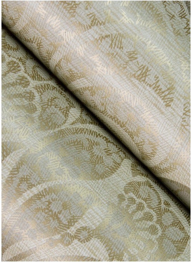 NuWallpaper - Nu2396 Grey Charisma Peel & Stick Wallpaper Gray - Image 1