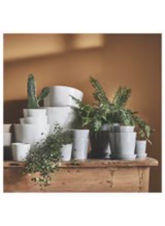 Plant pot white 24 cm - Image 5
