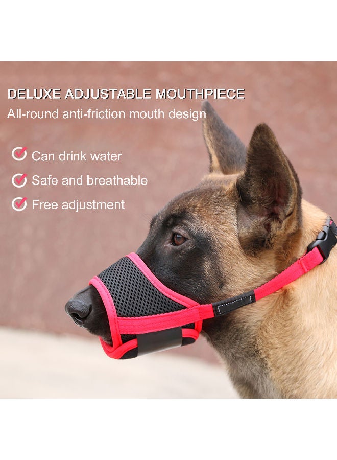 NIBEMINENT Breathable Mesh Muzzle Cover Multicolour 20x3x16cm - Image 2