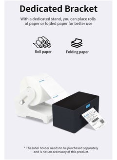 Generic HZ-9220 High-Speed 4-Inch Thermal Label Printer for Shipping & Barcode – 203dpi, USB & Bluetooth, Supports QR Code, No Ink Required  - Image 5