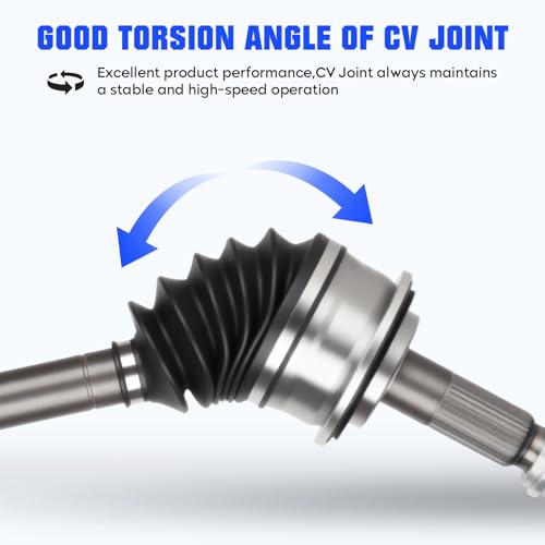 Autsurles Front Left CV Axle Shaft Assembly for Ford Focus (S/SE/SEL/Titanium models) 2.0L L4 2012 2013 2014 2015 2016 2017 2018 (Automatic Dual Clutch Trans Only), Replace for 66-2334, 1 pack CV Joint Shaft - Image 3