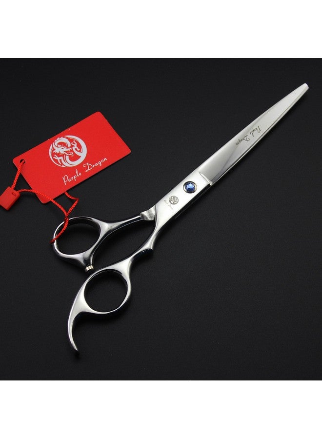 Purple Dragon 8 inch 3 in 1 Professional Pet Grooming Thinning Scissors - Upward Curved Shears and Dog Hair Cutting Scissor - Perfect for Pet Groomer or Family DIY Use (Silver) - Image 2