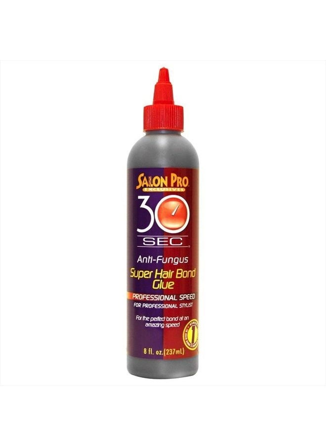 Salon Pro 30 Sec. Super Hair Bond Glue Professional Speed, 8 Ounce 