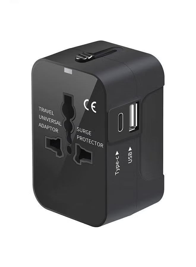 كيريكو محول السفر العالمي محول التوصيل في جميع أنحاء العالم مع USB-C، محول الطاقة الدولي مع 2 منافذ USB الكل في واحد محول السفر متعدد USB الجدار شاحن لأوروبا الولايات المتحدة الأمريكية المملكة المتحدة الاتحاد الأوروبي أستراليا (نوع C/G/A/I) - Image 1