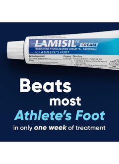 LAMISIL Lamisil AT Full Prescription Strength Antifungal Cream for Athletes Foot, 1 ounce  - Image 3