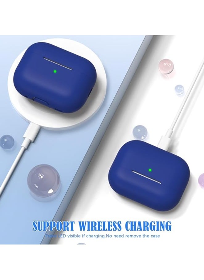 wexon Protective Shockproof Silicone Case Cover for Apple AirPods pro 2 Generation Blue  - Image 4
