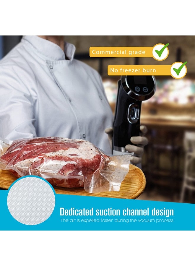 Houseables Vacuum Sealer Bags, Sous Vide Rolls, Two (2), Large 11 Inch x 50 Ft, Commercial Grade Plastic, Food Vac Storage & Seal, Airtight Vacume Saver, Microwave & Freezer Safe, Store A Meal - Image 3