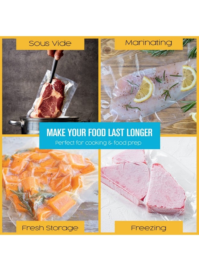 Houseables Vacuum Sealer Bags, Sous Vide Rolls, Two (2), Large 11 Inch x 50 Ft, Commercial Grade Plastic, Food Vac Storage & Seal, Airtight Vacume Saver, Microwave & Freezer Safe, Store A Meal - Image 2
