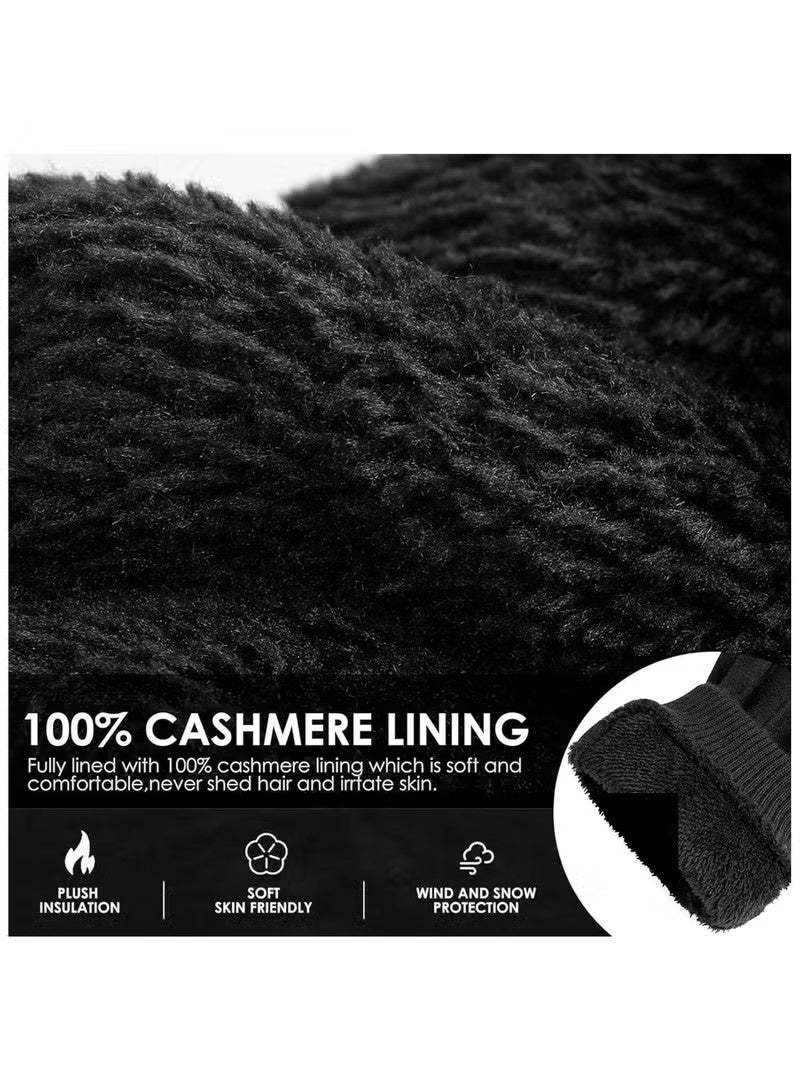 Winter Gloves, Men's And Women's Touch Screen Gloves, Cold Weather Warm Gloves, Frozen Work Gloves for Running, Driving, Cycling, Work - Image 3