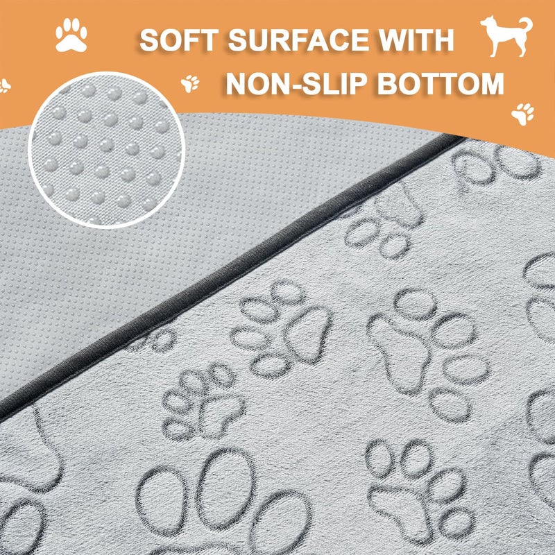 Qeils Reusable Puppy Pads, 2 Pack Washable Pee Pads for Dogs, Waterproof Non Slip Wee Wee pad, Absorbent and Leakproof Training Mats for Potty, Crate, Playpen, Bed, Sofa, 18"x 24" - Image 4