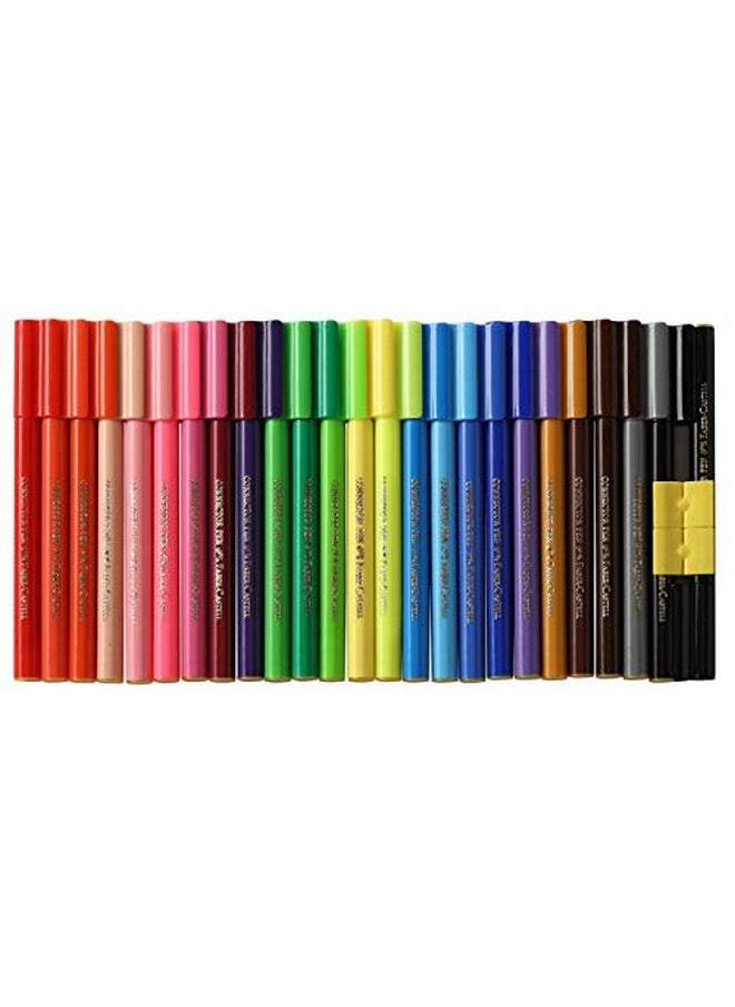 FABER-CASTELL - Faber-Castell Connector Pen Set - Pack of 25 (Assorted) - Image 1