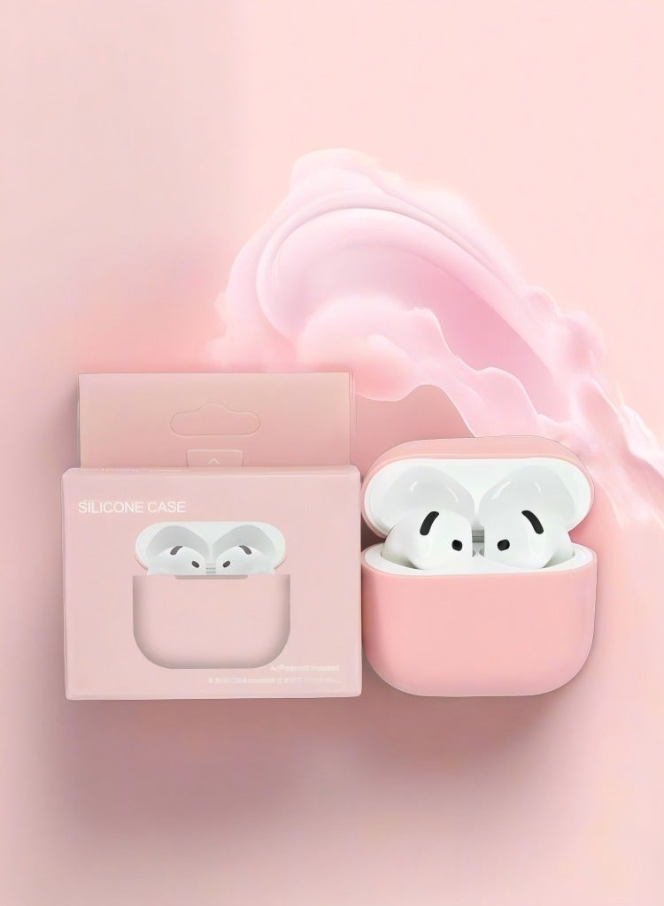 EXMY Silicone earphone storage case - Wireless earphone anti-drop protection cover(White) - Image 4