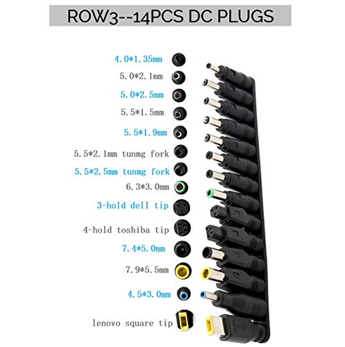 Outtag Universal 34pcs DC Connectors Plug Kit DC Power Adapter Connector, 5.5 x 2.1mm Female Base - Image 4