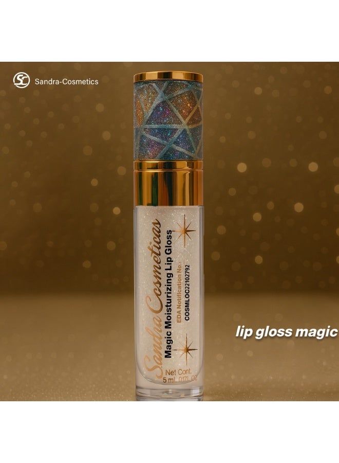 Sandra Magic Moisturizing Color Changing Lip Gloss Aloe Vera Hydrating Gloss 5 ml - Image 3