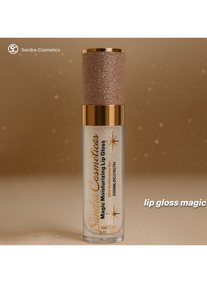 Sandra Magic Moisturizing Color Changing Lip Gloss Aloe Vera Hydrating Gloss 5 ml - Image 4