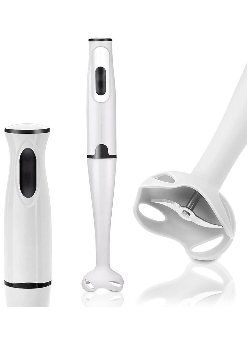 Denx Stick Blender 400W Handheld Electric Blender With Stainless Steel Blades, Portable Grip Stick Mixer Use For Blending, Pureeing, Whipping, And Mixing Soups, Smoothies, Sauces, And More, Dx2012 - Image 1