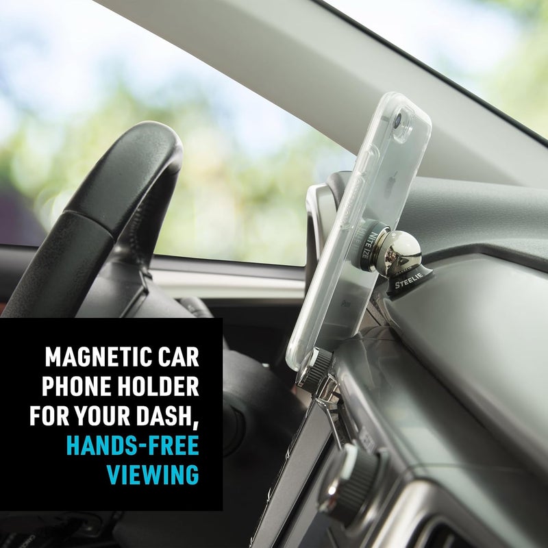 Nite Ize Original Steelie Dash Mount Kit Plus - 360° Magnetic Phone Holder - Image 3