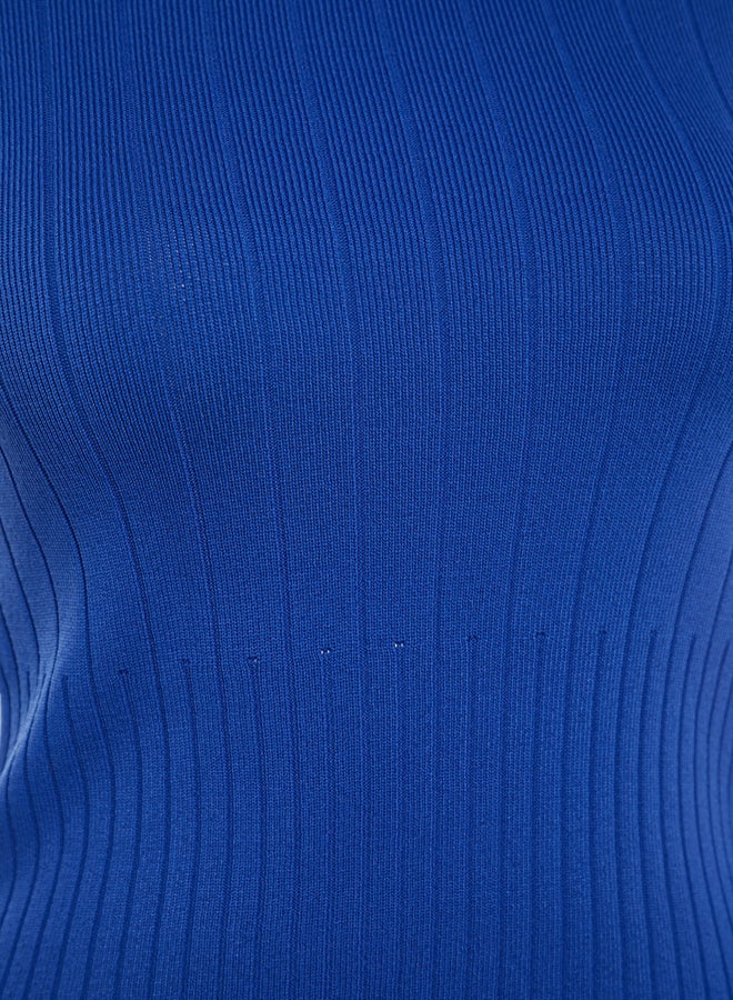 trendyol Blue Basic Crew Neck Knitwear Sweater - Image 5