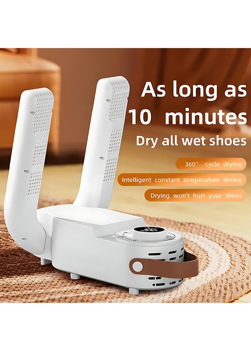 New Gen Foldable Smart Shoe Dryer, Quick Drying & Deodorizing, Dual Mode for Wet & Dry Shoes, Timer Setting, Portable Boot and Glove Warmer for Home & Travel  - Image 1