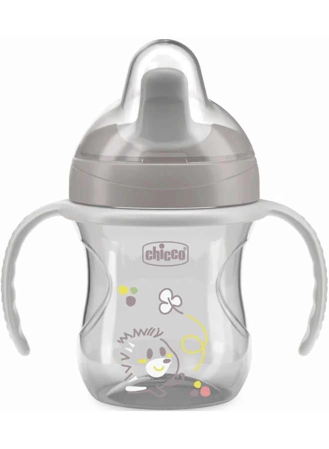 Chicco Mix & Match Training Cup 6m+ Grey 200ml - Image 1