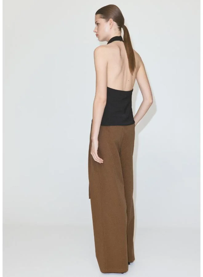 مانجو Draped Halter Top