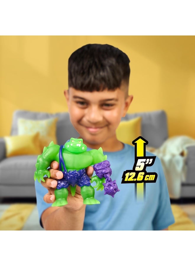 GOO JIT ZU Heroes of Goo Jit Zu Meteor Madness, Stretchy Rock Jaw Action Figure, with Unique Gooey Filling & Meteor Battle Gauntlet, Sensory Toy That Stretch Up to... - Image 3