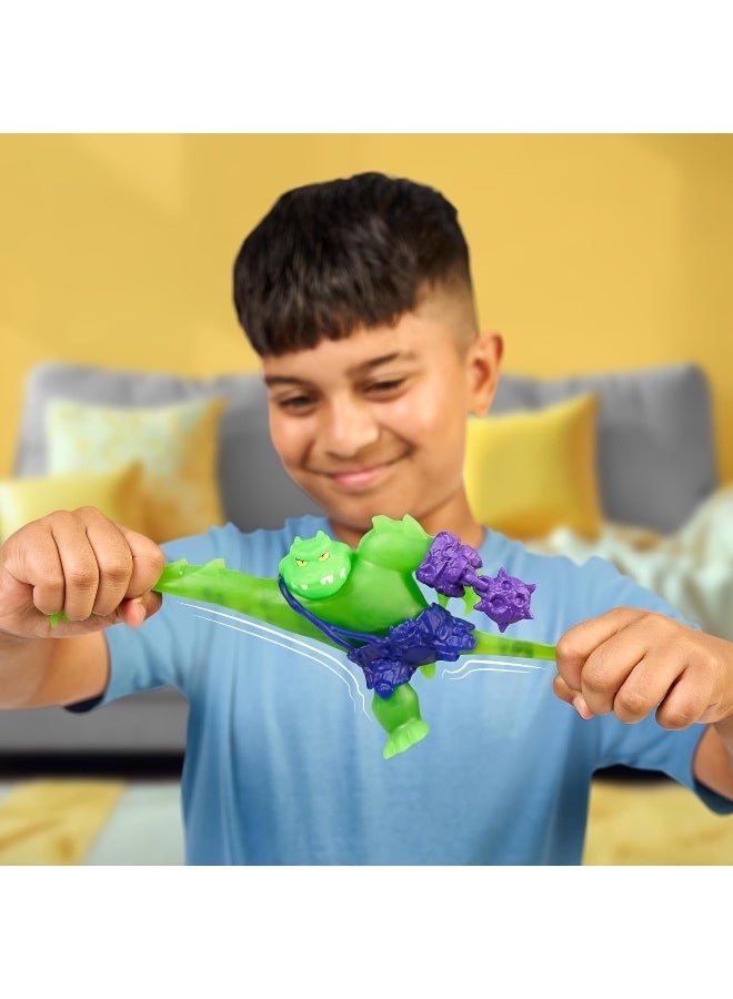 GOO JIT ZU Heroes of Goo Jit Zu Meteor Madness, Stretchy Rock Jaw Action Figure, with Unique Gooey Filling & Meteor Battle Gauntlet, Sensory Toy That Stretch Up to... - Image 2