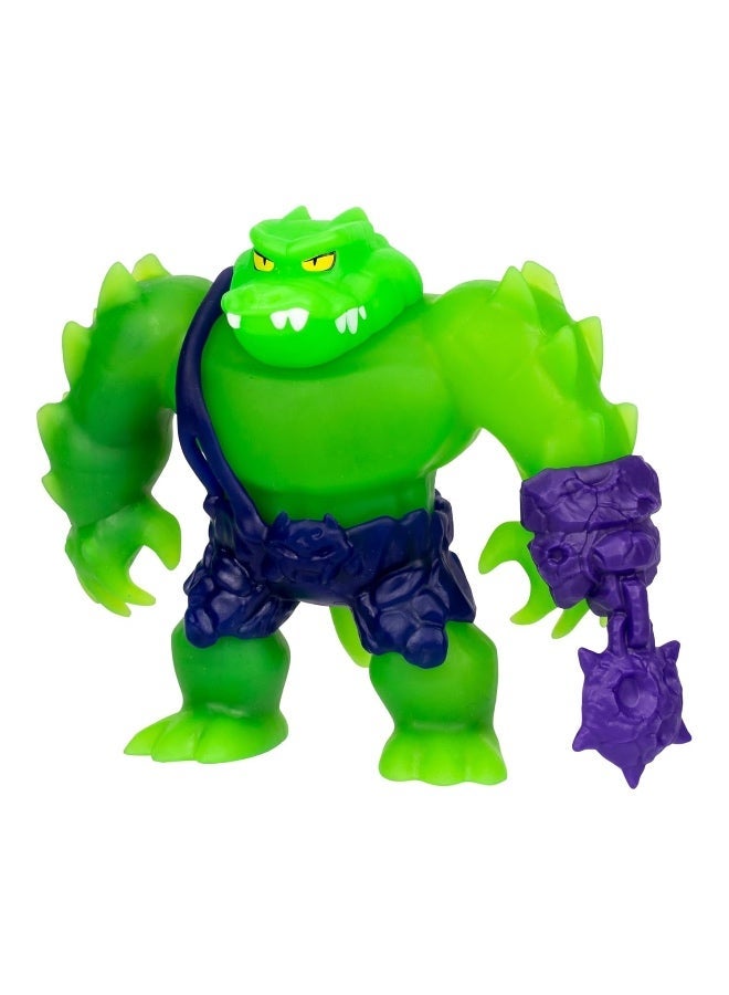 GOO JIT ZU Heroes of Goo Jit Zu Meteor Madness, Stretchy Rock Jaw Action Figure, with Unique Gooey Filling & Meteor Battle Gauntlet, Sensory Toy That Stretch Up to... - Image 1