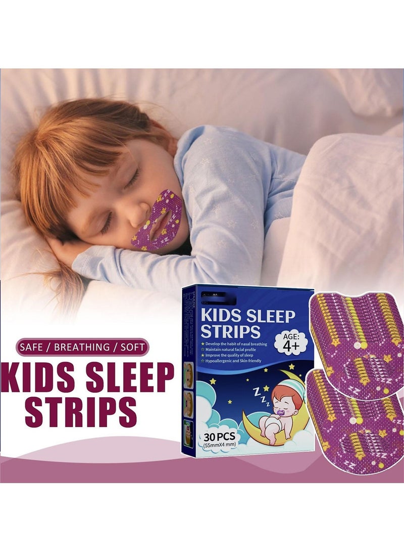 ارواق شرائط نوم الأطفال لمساعدة الطفل على النوم، ومنع فتح الفم ومنع الشخير - Image 2