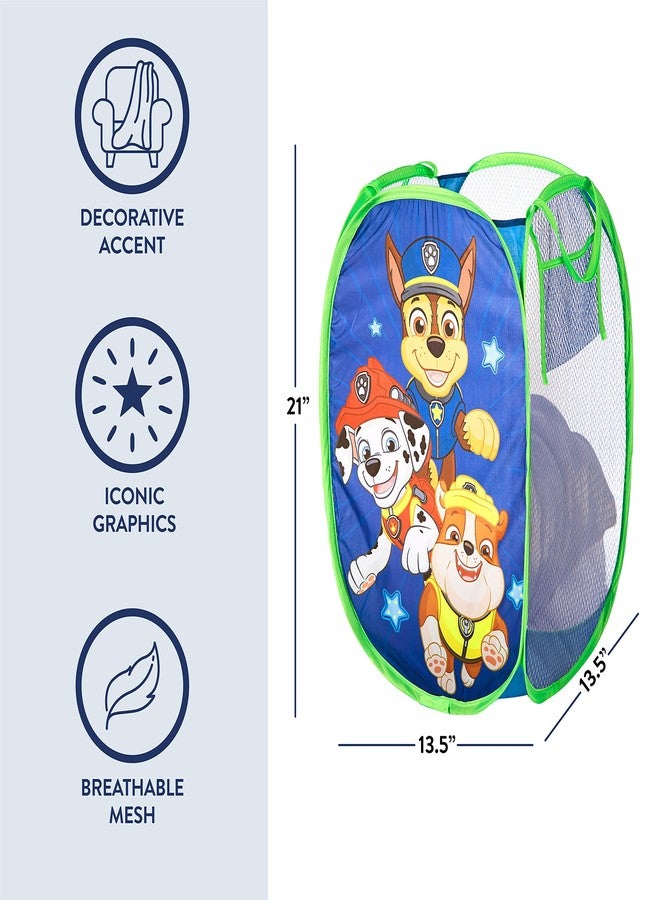 Idea Nuova Nickelodeon Paw Patrol Chase, Rubble and Marshall Pop Up Hamper with Durable Carry Handles, 21'' H x 13.5'' W X 13.5'' L - Image 2