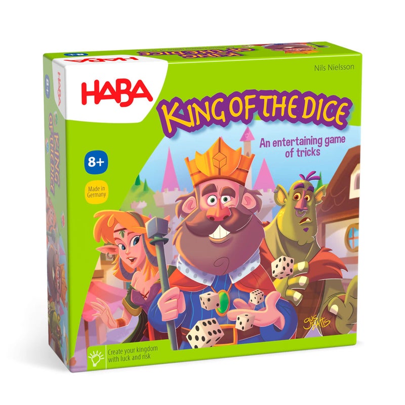 HABA King of The Dice A Tricky Skill and Luck Dice Board Game Perfect for Family Games and Kid Games for Ages 8 Years and Up Made in Germany - Image 2