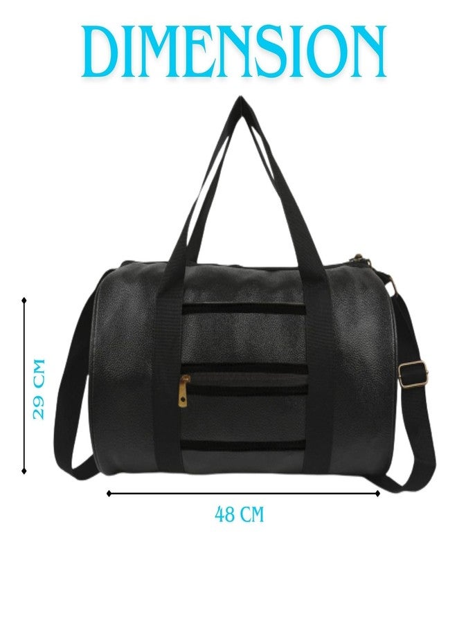 COOL INDIANS Unique Gym Bag for Men & Women Duffle Bag Sports Bag Travel Bag Lightweight Gym Bag Backpack Yoga Bag 20L (Black) - Image 2