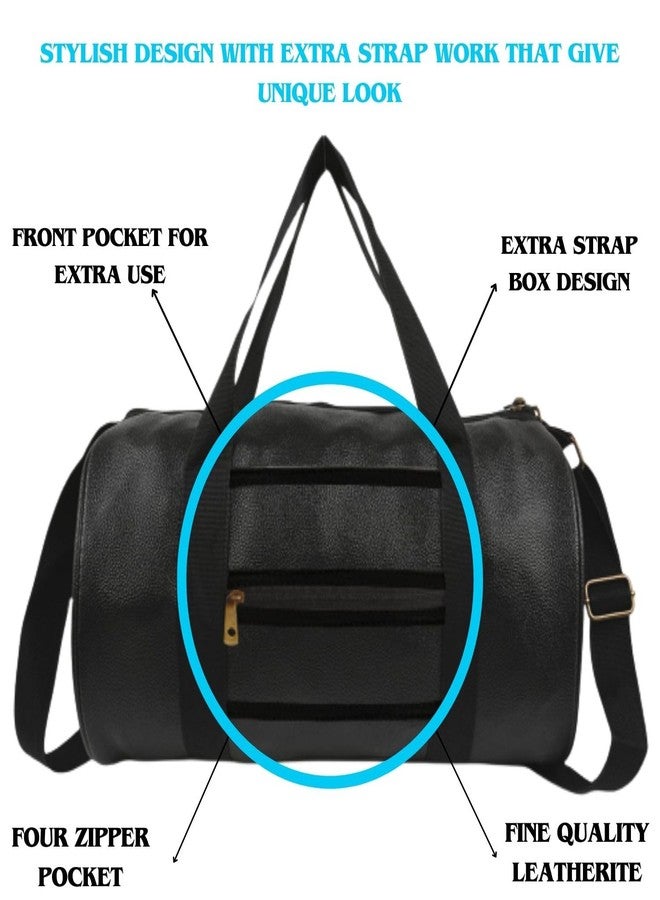 COOL INDIANS Unique Gym Bag for Men & Women Duffle Bag Sports Bag Travel Bag Lightweight Gym Bag Backpack Yoga Bag 20L (Black) - Image 5