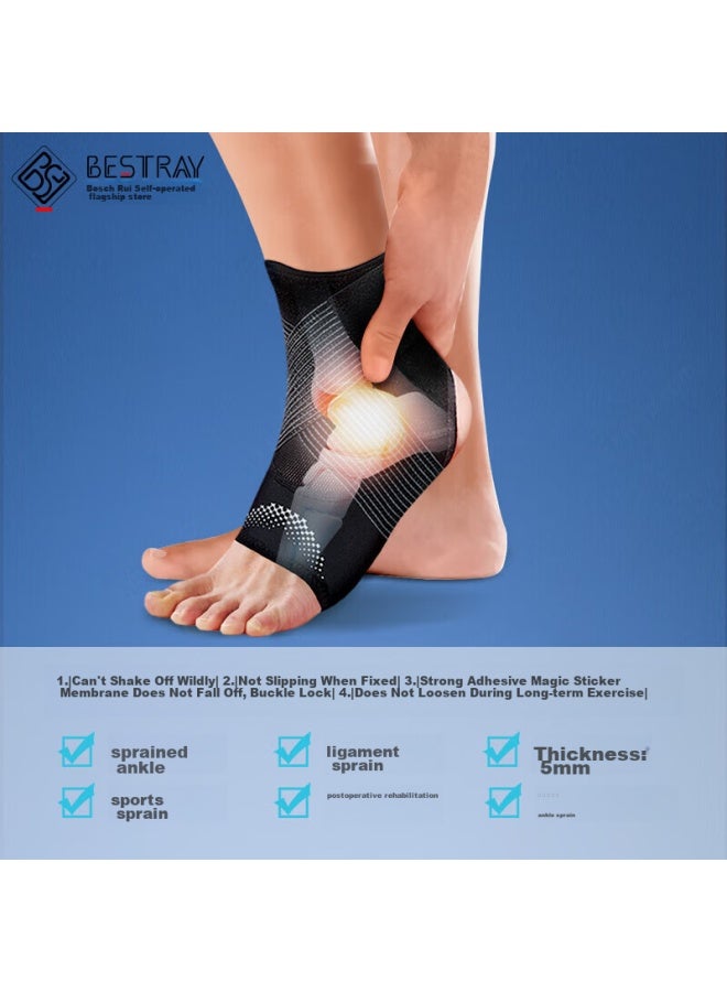 Bestray Baisirui 3d Ultra-thin Sports Ankle Brace, Basketball Running Ankle Sprain Protection, Anti-sprain Foot Guard, Fixed Ankle Support Sleeve - Image 4