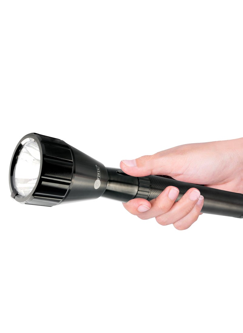AFRA AFRA LED Flashlight, 5W, Rechargeable Battery 1500MAH, Waterproof, Shock and Corrosion Resistant, Compact Design, With AC Adapter, AF-0003SCTR, 2 Years Warranty  - Image 2