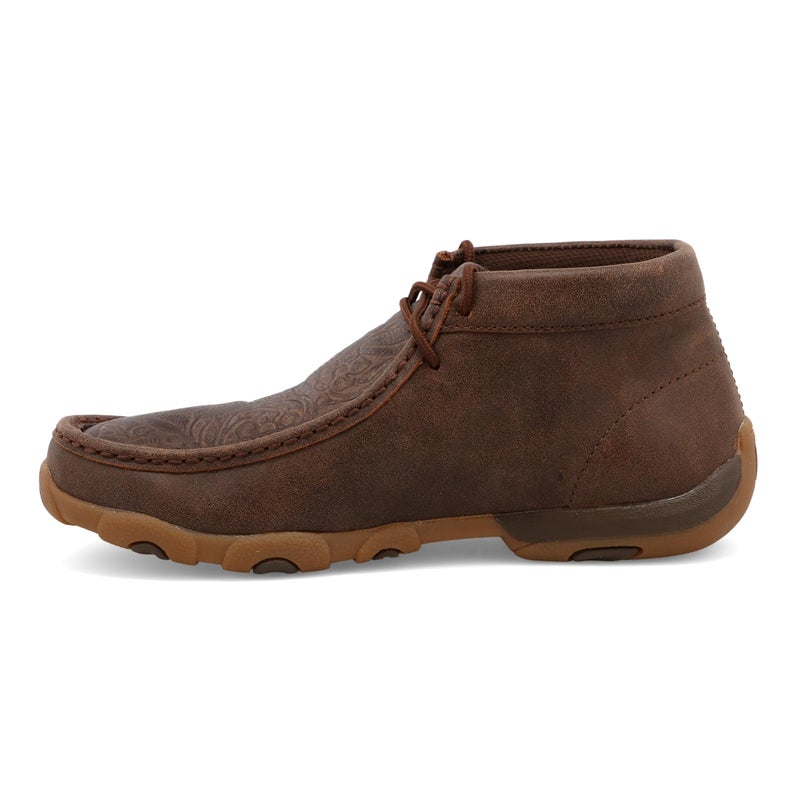 Twisted X Women's Chukka Driving Moc, Moc Toe, Brown & Brown Print, 6 M - Image 2