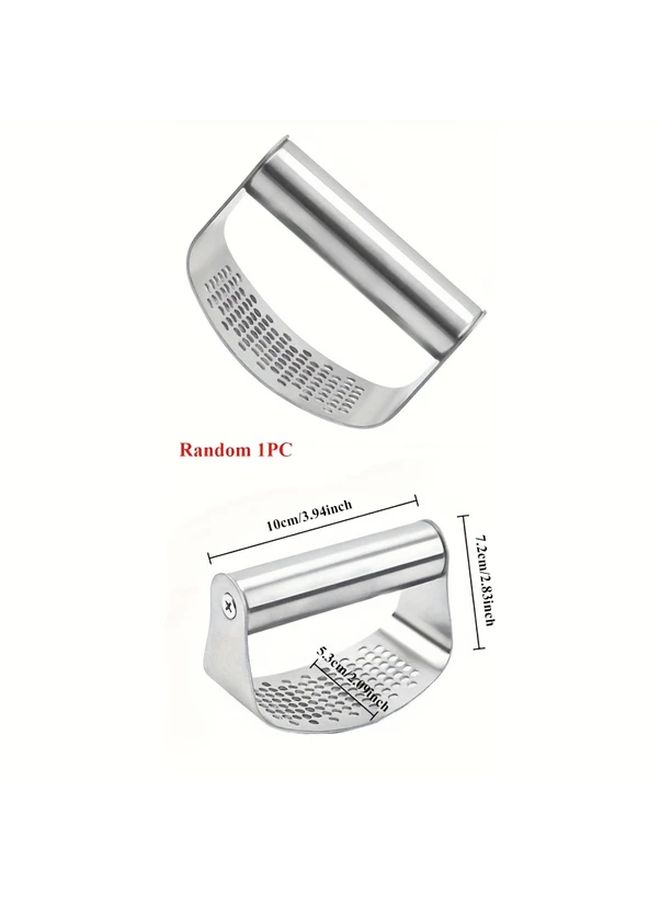 Heavy Duty Stainless Steel Garlic Ginger And Nut Crusher Silvery Easy Clean - Image 3