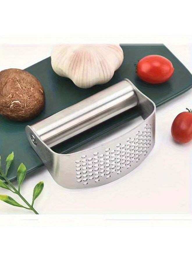 Heavy Duty Stainless Steel Garlic Ginger And Nut Crusher Silvery Easy Clean - Image 2